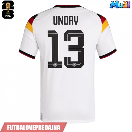 Lacne Muži Futbalové dres Nemecko Deniz Undav #13 MS 2026 Krátky Rukáv - Domáci